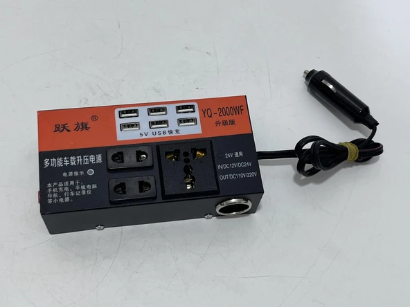 YQ-2000WF Araç Tipi Güç İnverteri 24V 110V/220V 2000W - Resim 3