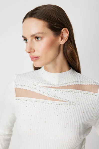 60391 ONTEKS KAZAK TAŞLI UZUN KOL - Resim 3