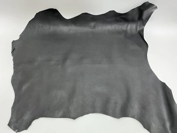 Alran Lüks Fransız Keçi Derisi Güderi Siyah 40 Desi - Resim 2