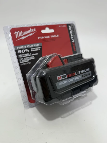 Milwaukee 18V 8.0Ah Li-ion Akü M18XC8.0 48-11-1880 - Resim 6
