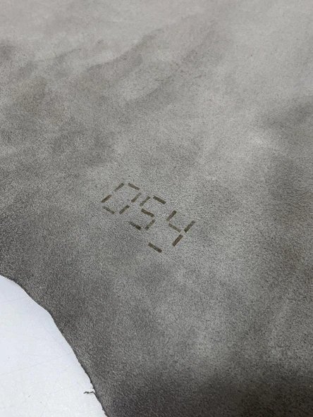 Alran Lüks Fransız Keçi Derisi Güderi Granite 50 Desi - Resim 5