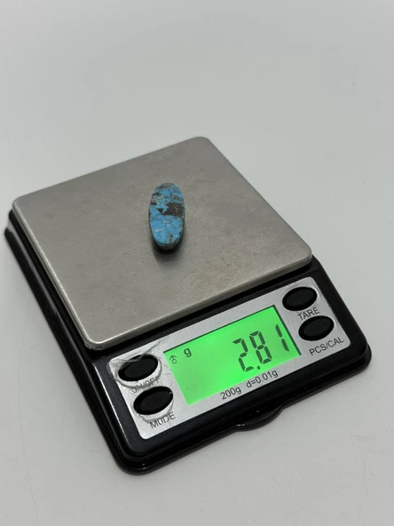 Doğal İran Nişabur Firuze (Turkuaz) Taşı 14,1 Karat - 2,8 Gram - Resim 5