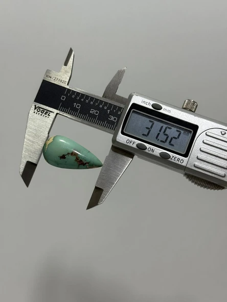 Doğal İran Nişabur Firuze (Turkuaz) Taşı 29,1 Karat - 5,82 Gram - Resim 4