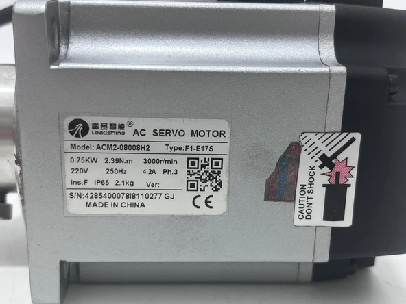 Leadshine ACM2-08008H2 AC Servo Motor 3000rpm 750W 2.El - Resim 4