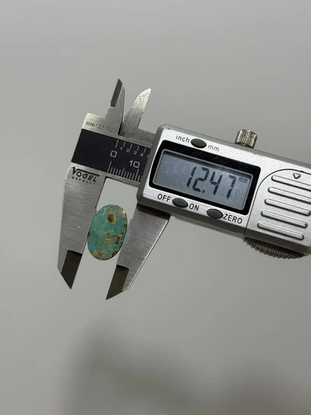 Doğal İran Nişabur Firuze (Turkuaz) Taşı 10,9 Karat - 2,17 Gram - Resim 3