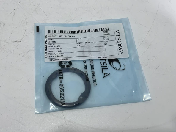 Wartsila Sulzer RTA62U Dizel Makine Segman 42x1,75 (2 Adet) - Resim 3