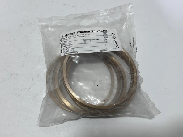 Wartsila Sulzer RTA62U Dizel Makine Başlatma Valfi Piston Segmanı 7 Adet - Resim 5