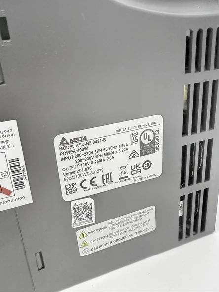 Delta ASD-B2-0421-B AC Servo Sürücü 400W - Resim 4