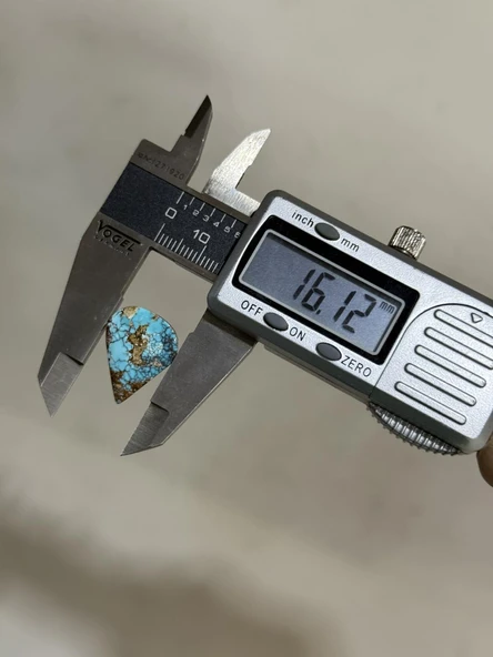 Doğal İran Nişabur Firuze (Turkuaz) Taşı 10,7 Karat - 2,15 Gram - Resim 2