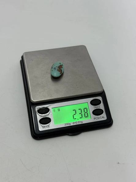 Doğal İran Nişabur Firuze (Turkuaz) Taşı 11,9 Karat - 2,38 Gram - Resim 6