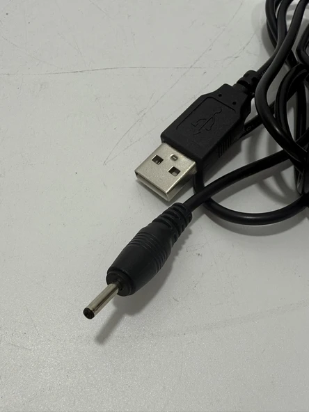 USB A to 2.5 x 0.7 mm Güç Kablosu 1,20 Metre - Resim 3