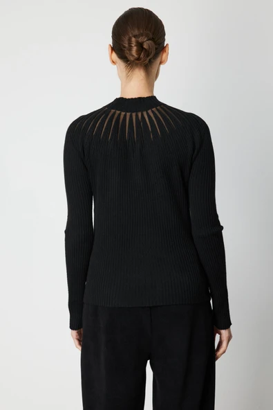 60388 ONTEKS KAZAK ÖNÜ TAŞLI DİK YAKA - Resim 5