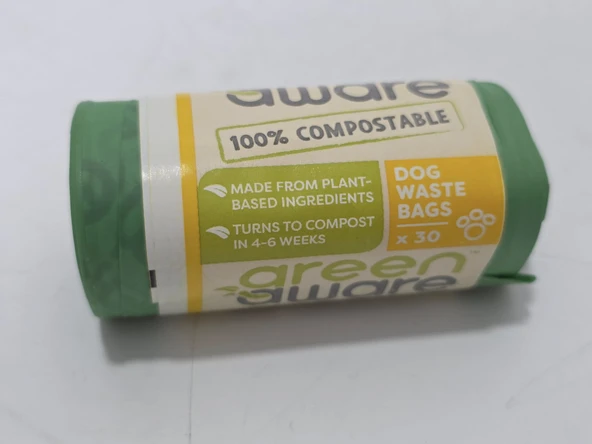 GreenAware Kompostlanabilir Köpek Dışkısı Poşeti (60 Adet) - Resim 4