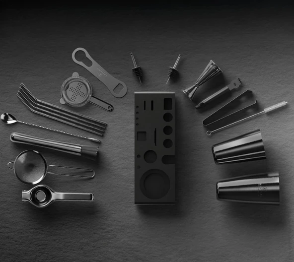 Empation Profesyonel Paslanmaz Çelik Kokteyl Seti 825ml - Resim 2