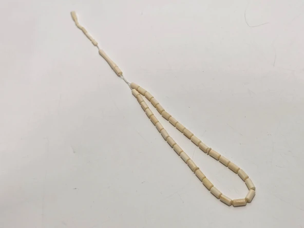 Kesme Fildişi Tesbih 5,62 Gram - Koleksiyonluk Fil Dişi Tespih - Resim 3