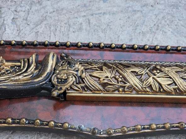 Dekoratif İşlemeli Ahşap Çerçeve 124x73 cm 014 - Resim 4