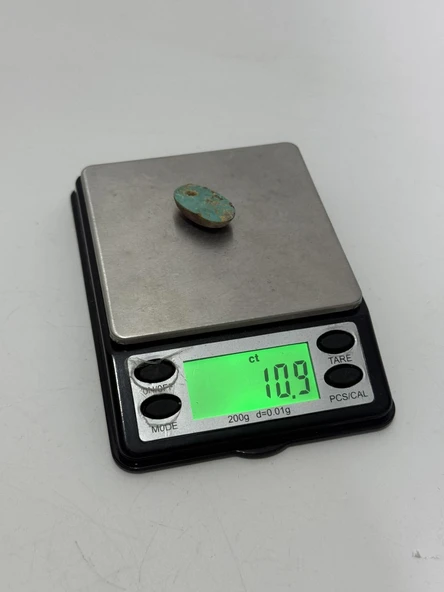 Doğal İran Nişabur Firuze (Turkuaz) Taşı 10,9 Karat - 2,17 Gram - Resim 5