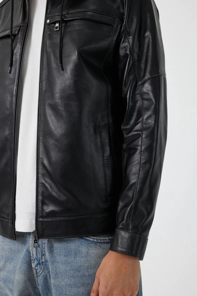 111701 DERİCOMPANY DEMAR ERKEK DERİ MONT - Resim 5