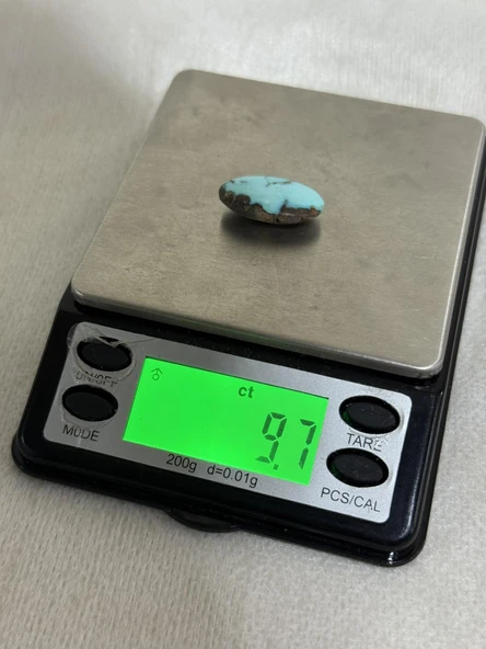 Doğal İran Nişabur Firuze (Turkuaz) Taşı 9,7 Karat - 1,94 Gram - Resim 4