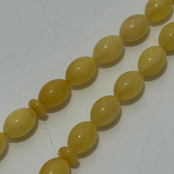 Doğal Kaya Damla Kehribar Tesbih 33lük 12,60 Gram - Resim 6