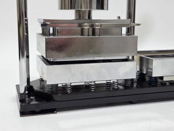 Manuel Rozet Basma ve Köşe Yuvarlama Makinesi Seti 80x53mm - Resim 7