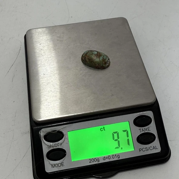 Doğal İran Nişabur Firuze (Turkuaz) Taşı  9,7 Karat - 1,93 Gram - Resim 4