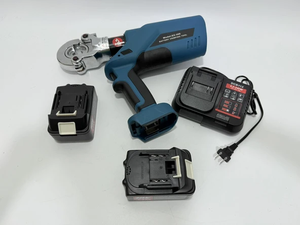 EZ-300 Hidrolik Akülü Kablo Pabuç Sıkma Pensesi 16–300 mm² - Resim 4