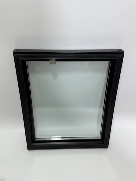 Kilit Mekanizmalı Çerçeveli Çift Cam Kapak 49x40,5cm - Resim 5