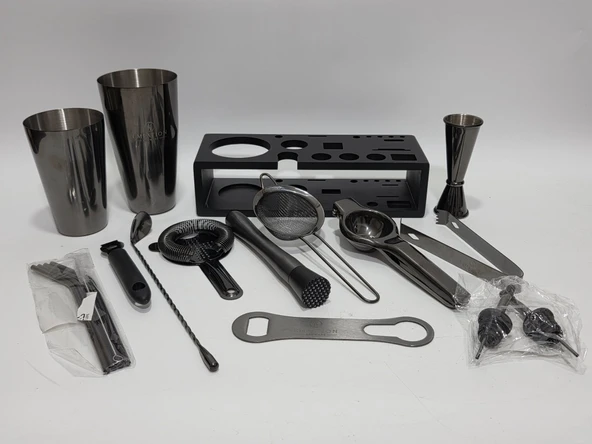 Empation Profesyonel Paslanmaz Çelik Kokteyl Seti 825ml - Resim 3