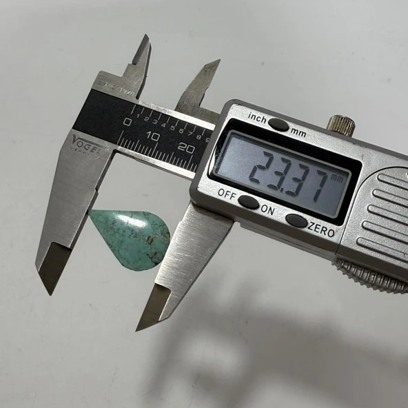 Doğal İran Nişabur Firuze (Turkuaz) Taşı  10,3 Karat - 2,07 Gram - Resim 3