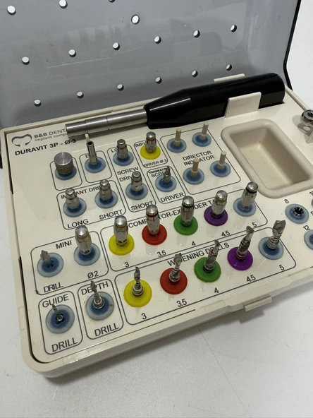 B&B Dental Duravit 3P Cerrahi Dişçi İmplant Seti - Resim 3