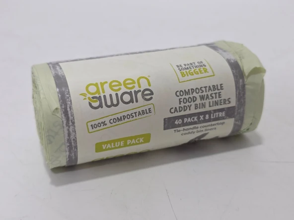 GreenAware Kompostlanabilir Poşet 8L (80 Adet) - Resim 3