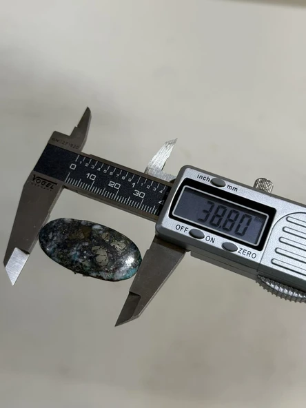 Doğal İran Nişabur Firuze (Turkuaz) Taşı 58,9 Karat - 11,78 Gram - Resim 3