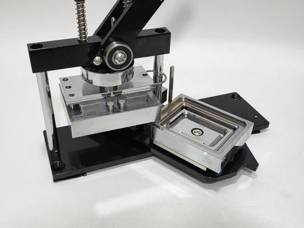 Manuel Rozet Basma ve Köşe Yuvarlama Makinesi Seti 80x53mm - Resim 5