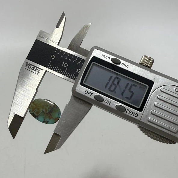 Doğal İran Nişabur Firuze (Turkuaz) Taşı  9,7 Karat - 1,93 Gram - Resim 3