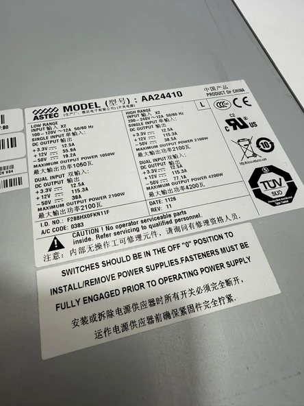 Cisco Catalyst 4500/4500E Psu Güç Kaynağı AA24410 2.El - Resim 5