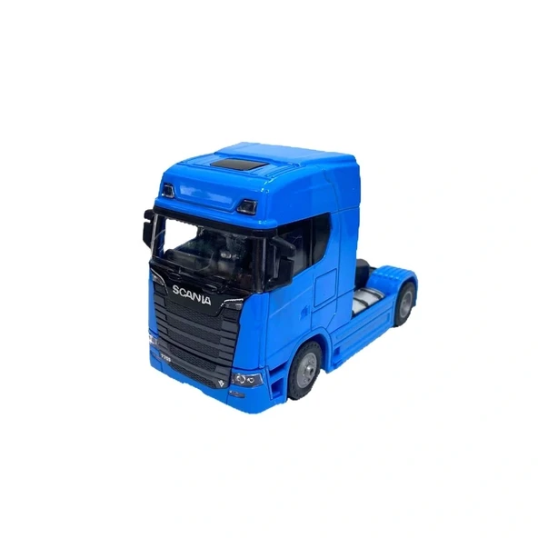 Metal Scania Tır Kafası Işıklı Müzikli Oyuncak – 12 cm - Resim 5