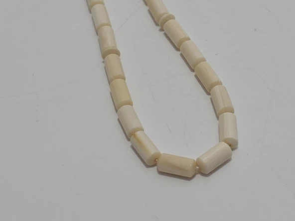 Kesme Fildişi Tesbih 5,62 Gram - Koleksiyonluk Fil Dişi Tespih - Resim 4