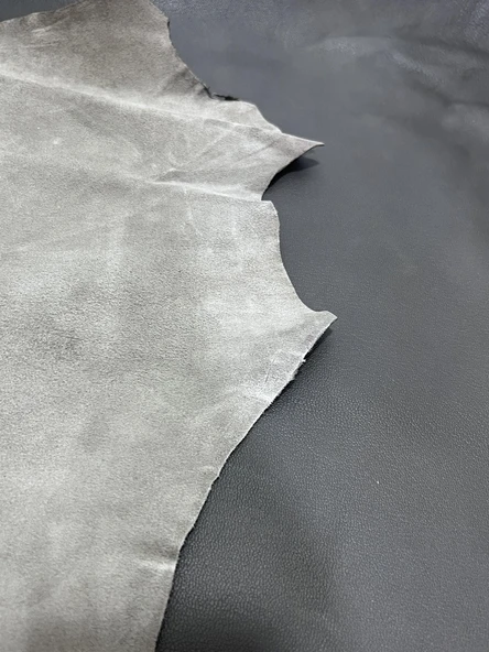 Alran Lüks Fransız Keçi Derisi Güderi Granite 50 Desi - Resim 4