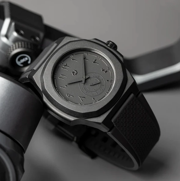 Nuun Origen Twilight 40,5mm Silikon Kordon Erkek Kol Saati - Resim 3