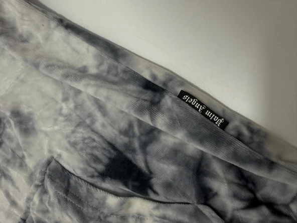 Palm Angels FW20 Tie‑Dye Gothic Logo Hoodie Sweatshirt S Beden - Resim 5