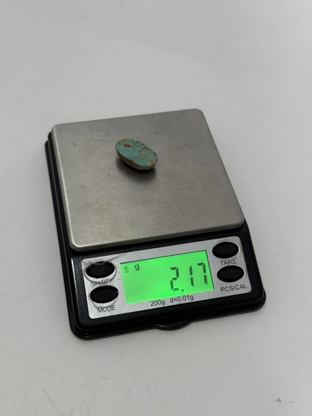 Doğal İran Nişabur Firuze (Turkuaz) Taşı 10,9 Karat - 2,17 Gram - Resim 6