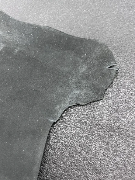 Alran Lüks Fransız Keçi Derisi Güderi Siyah 40 Desi - Resim 4