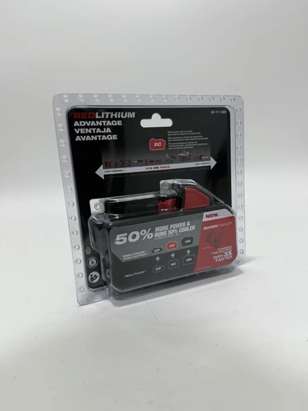 Milwaukee 18V 8.0Ah Li-ion Akü M18XC8.0 48-11-1880 - Resim 3