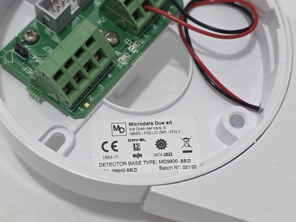 Microdata MD9900-BBZI IP32 Buzzer Dedektör Tabanı - Resim 3