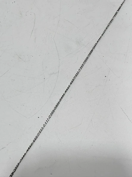 Zincir Motifli 925 Ayar Gümüş Kolye 1,85mm 4 Gram - Resim 2