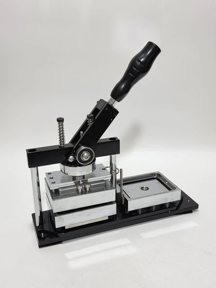 Manuel Rozet Basma ve Köşe Yuvarlama Makinesi Seti 80x53mm - Resim 2