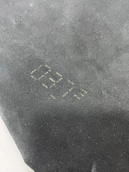 Alran Lüks Fransız Keçi Derisi Güderi Siyah 40 Desi - Resim 5