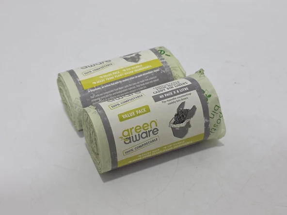 GreenAware Kompostlanabilir Poşet 8L (80 Adet) - Resim 2
