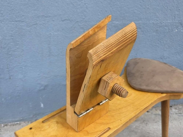 Ahşap Deri Dikim Mengenesi Pony Çalışma Tezgahı - Resim 6